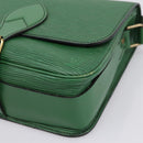 LOUIS VUITTON Epi Cartouchiere MM Shoulder Bag Green M52244 LV Auth 205149V-14