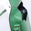 LOUIS VUITTON Epi Cartouchiere MM Shoulder Bag Green M52244 LV Auth 205149V-9