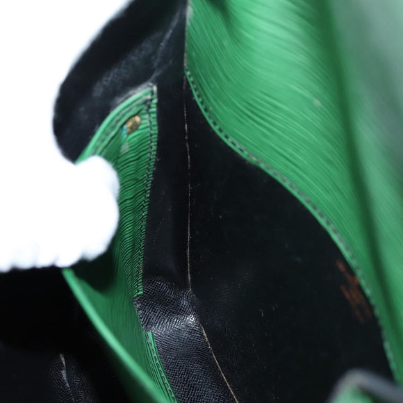 LOUIS VUITTON Epi Cartouchiere MM Shoulder Bag Green M52244 LV Auth 205149V
