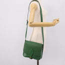 LOUIS VUITTON Epi Cartouchiere MM Shoulder Bag Green M52244 LV Auth 205149V-25