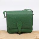LOUIS VUITTON Epi Cartouchiere MM Shoulder Bag Green M52244 LV Auth 205149V-12