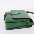 LOUIS VUITTON Epi Cartouchiere MM Shoulder Bag Green M52244 LV Auth 205149V-4