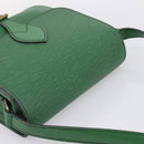 LOUIS VUITTON Epi Cartouchiere MM Shoulder Bag Green M52244 LV Auth 205149V-6