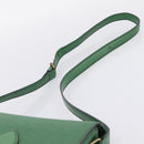 LOUIS VUITTON Epi Cartouchiere MM Shoulder Bag Green M52244 LV Auth 205149V-8