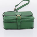 LOUIS VUITTON Epi Cartouchiere MM Shoulder Bag Green M52244 LV Auth 205149V-5