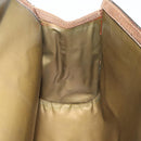 GUCCI GG Supreme Web Sherry Line Bag PVC Beige Gold 37 014 3087 Auth 205150A-23