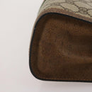 GUCCI GG Supreme Web Sherry Line Bag PVC Beige Gold 37 014 3087 Auth 205150A-6