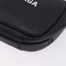 BALENCIAGA Everyday Camera Bag XS Leather Black Silver 489809 Auth 205151V-15