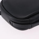 BALENCIAGA Everyday Camera Bag XS Leather Black Silver 489809 Auth 205151V-16