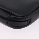BALENCIAGA Everyday Camera Bag XS Leather Black Silver 489809 Auth 205151V-17