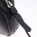 BALENCIAGA Everyday Camera Bag XS Leather Black Silver 489809 Auth 205151V-18