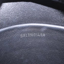 BALENCIAGA Everyday Camera Bag XS Leather Black Silver 489809 Auth 205151V-19