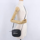 BALENCIAGA Everyday Camera Bag XS Leather Black Silver 489809 Auth 205151V-25