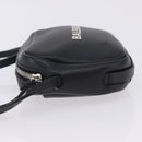 BALENCIAGA Everyday Camera Bag XS Leather Black Silver 489809 Auth 205151V-7