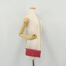PRADA Chain Wallet Safiano Leather Pink Gold Auth 205152A-26