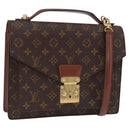 LOUIS VUITTON Monogram Monceau 28 Hand Bag M51185 LV Auth 205153V-1