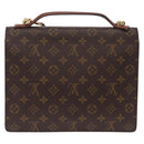 LOUIS VUITTON Monogram Monceau 28 Hand Bag M51185 LV Auth 205153V-2