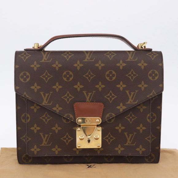 LOUIS VUITTON Monogram Monceau 28 Hand Bag M51185 LV Auth 205153V