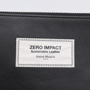 Maison Margiela Clutch Bag Leather Black Auth 205155A-13