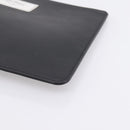 Maison Margiela Clutch Bag Leather Black Auth 205155A-8