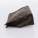 LOUIS VUITTON Monogram Poche Toilette 19 Pouch M47544 LV Auth 205157-3