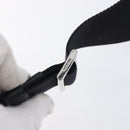 PRADA Shoulder Bag Nylon Black Silver Auth 205158-17