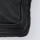 PRADA Shoulder Bag Nylon Black Silver Auth 205158-20