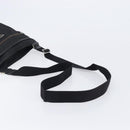 PRADA Shoulder Bag Nylon Black Silver Auth 205158-7
