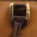 LOEWE Amazona 32 Hand Bag Leather Beige Gold Auth 205160-16