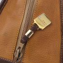 LOEWE Amazona 32 Hand Bag Leather Beige Gold Auth 205160-24