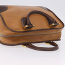 LOEWE Amazona 32 Hand Bag Leather Beige Gold Auth 205160-14