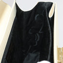Salvatore Ferragamo Gancini Hand Bag Leather White Gold Auth 205161-30