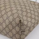 GUCCI GG Supreme Tote Bag PVC Beige 211137 Auth 205165-14