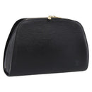 LOUIS VUITTON Epi Dauphine GM Cosmetic Pouch Black M48432 LV Auth 205168-1