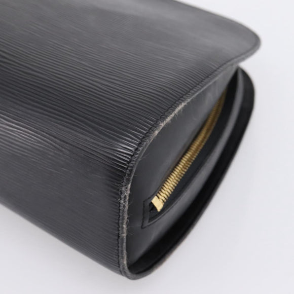 LOUIS VUITTON Epi Dauphine GM Cosmetic Pouch Black M48432 LV Auth 205168