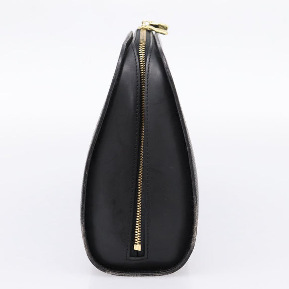 LOUIS VUITTON Epi Dauphine GM Cosmetic Pouch Black M48432 LV Auth 205168