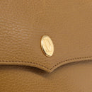 CARTIER Must Line Shoulder Bag Leather Beige Gold Auth 205170A-21
