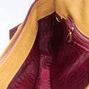 CARTIER Must Line Shoulder Bag Leather Beige Gold Auth 205170A-26