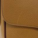 CARTIER Must Line Shoulder Bag Leather Beige Gold Auth 205170A-2
