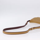 CARTIER Must Line Shoulder Bag Leather Beige Gold Auth 205170A-9