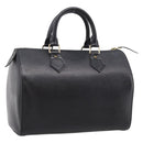 LOUIS VUITTON Epi Speedy 25 Hand Bag Black M59042 LV Auth 205171V-1