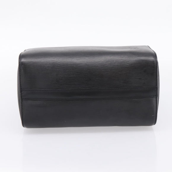 LOUIS VUITTON Epi Speedy 25 Hand Bag Black M59042 LV Auth 205171V