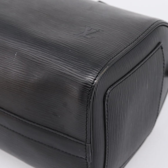 LOUIS VUITTON Epi Speedy 25 Hand Bag Black M59042 LV Auth 205171V