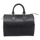 LOUIS VUITTON Epi Speedy 25 Hand Bag Black M59042 LV Auth 205171V-13