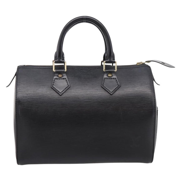 LOUIS VUITTON Epi Speedy 25 Hand Bag Black M59042 LV Auth 205171V