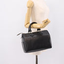 LOUIS VUITTON Epi Speedy 25 Hand Bag Black M59042 LV Auth 205171V-21