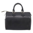LOUIS VUITTON Epi Speedy 25 Hand Bag Black M59042 LV Auth 205171V-2