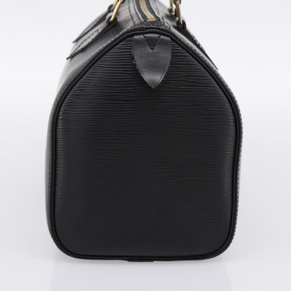 LOUIS VUITTON Epi Speedy 25 Hand Bag Black M59042 LV Auth 205171V