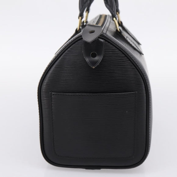 LOUIS VUITTON Epi Speedy 25 Hand Bag Black M59042 LV Auth 205171V