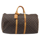 LOUIS VUITTON Monogram Keepall 55 Boston Bag M41424 LV Auth 205172-13
